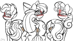 Size: 3648x2048 | Tagged: explicit, artist:johrnyreport, apple bloom, scootaloo, sweetie belle, anal only, anatomically correct, anus, band-aid, blushing, blushing profusely, butt, crotch tape, crotchboobs, cutie mark crusaders, dock, earth pony, female, foalcon, g4, high res, imported from derpibooru, large anus, large butt, nipples, nudity, pegasus, plot, pony, tail, teats, trio, trio female, unicorn, vaginal secretions, vulva