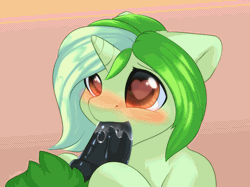 Size: 2732x2048 | Tagged: explicit, artist:alphadesu, oc, oc:genesis miner, oc:lime miner, age difference, animated, blowjob, commission, cum, cum in mouth, father and child, father and daughter, female, female focus, filly, filly on stallion, foal, foalcon, gif, heart, heart eyes, high res, horn, imported from derpibooru, incest, male, nudity, oc only, offscreen character, offscreen male, oral, penis, pony, sex, solo focus, stallion, stallion on filly, straight, unicorn, unicorn oc, wingding eyes, ych result