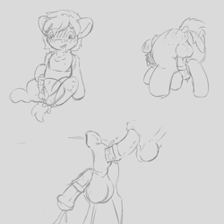 Size: 1500x1500 | Tagged: explicit, artist:ashersketch, oc, oc:asher streak, age difference, anal, anal creampie, anal orgasm, butt, colt, creampie, cum, cum while penetrated, cumming, dock, earth pony, earth pony oc, foal, foalcon, from behind, gay, hands free, horsecock, imported from derpibooru, large penetration, male, nudity, orgasm, orgasm cumshot, penetration, penis, plot, pony, pony on pony action, precum, sex, simultaneous orgasm, sketch, stallion, stallion on colt, tail