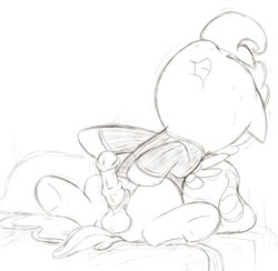 Size: 1632x1591 | Tagged: explicit, artist:dtcx97, 2018, balls, colt, dry orgasm, foal, foalcon, g4, gritted teeth, horsecock, imported from derpibooru, male, monochrome, nudity, old art, older, older pound cake, pegasus, penis, pent up, pony, pound cake, sketch, solo, solo male, teeth, throbbing