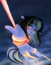 Size: 836x1080 | Tagged: explicit, artist:darkstylerz, oc, blushing, bondage, commission, crotchboobs, cute, cute porn, female, foal, foalcon, frog (hoof), hooves, imported from derpibooru, night, nipples, nudity, pony, shiny, solo, solo female, tentacle bondage, tentacle porn, tentacles, tentacles on female, tied up, underhoof, watermark, ych result