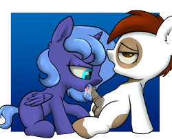 Size: 2248x1804 | Tagged: explicit, artist:dumbwoofer, princess luna, alicorn, balls, blank flank, blowjob, colt, cum, cum in mouth, dark genitals, earth pony, female, filly, filly luna, foal, foalcon, g4, imported from derpibooru, leaning back, male, medial ring, nudity, open mouth, oral, orgasm, penis, pipsqueak, pony, reasonably sized genitals, sex, ship:lunapip, shipping, simple background, sitting, straight, straight shota, transparent background, woona, younger