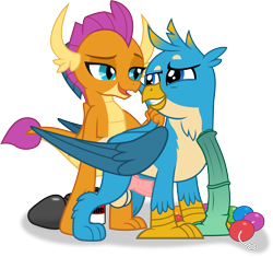 Size: 2218x2089 | Tagged: explicit, artist:don't mind me, anal beads, anal fisting, balls, buttplug, derpibooru exclusive, dildo, dragon, dragoness, female, fisting, foalcon, g4, gallus, griffon, high res, horns, horsecock dildo, imported from derpibooru, interspecies, knot, knotted penis, lube, male, nudity, open mouth, penis, prostate massage, prostate stimulation, sex toy, simple background, smolder, straight, tail, tail pull, transparent background, wings