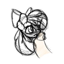 Size: 1280x1280 | Tagged: explicit, artist:johrnyreport, apple bloom, adorabloom, blushing, cute, female, filly, foal, foalcon, g4, heart, heart eyes, human, human male, human male on filly, human on pony action, imported from derpibooru, interspecies, licking, licking cock, male, nudity, oral, penis, pony, precum, sex, sketch, straight, tongue out, wingding eyes