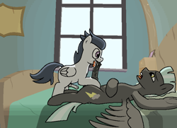 Size: 1406x1018 | Tagged: explicit, artist:realdash, age difference, aggie.io, bed, bedroom, blowjob, brothers, colt, colt on stallion, cum, cum in mouth, cute, foal, foalcon, g4, gay, horsecock, imported from derpibooru, incest, licking, licking cock, male, nudity, open mouth, oral, pegasus, penis, pixel art, pony, rumble, rumblebetes, sex, ship:rumblelane, shipping, sibling incest, siblings, spread wings, stallion, thunderlane, tongue out, wings