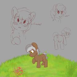 Size: 1000x1000 | Tagged: explicit, artist:ashersketch, oc, oc:asher streak, colt, dialogue, foal, foalcon, imported from derpibooru, male, pony, sketch, solo