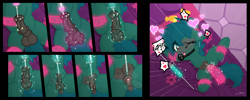 Size: 2500x999 | Tagged: explicit, artist:sherathoz, oc, oc:poison trail, ahegao, armpits, ballgag, bed, bedroom, bondage, castration, clitoris, colt, commission, crotchboobs, dildo, earth pony, eye clipping through hair, female, feminization, femsub, filly, floating heart, foal, foalcon, frog (hoof), gag, genital transformation, heart, horsecock, imported from derpibooru, injection, insertion, magic, magic penis, magical bondage, male, male to female, moaning, nipples, nudity, one eye closed, open mouth, penis, penis shrinking, pony, presenting, rule 63, sex toy, solo, solo female, solo male, submissive, syringe, teats, tongue out, transformation, transformation sequence, transgender transformation, underhoof, urethral insertion, vaginal insertion, vulva, vulvar winking