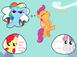 Size: 1600x1200 | Tagged: explicit, artist:doggypie, apple bloom, rainbow dash, scootaloo, sweetie belle, balls, clothes, cutie mark crusaders, earth pony, erection, female, filly, floppy ears, foal, foalcon, futa, futa filly, futa scootaloo, g4, horsecock, imported from derpibooru, intersex, mare, nudity, penis, pony, precum, rainbow socks, scootaloo can fly, socks, striped socks