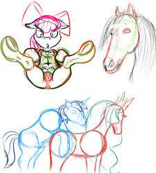 Size: 810x898 | Tagged: explicit, apple bloom, princess celestia, shining armor, age difference, alicorn, ambiguous penetration, anonymous artist, anus, butt, clitoris, crotchboobs, earth pony, female, filly, foal, foalcon, g4, horse, imported from derpibooru, male, mare, mating, nipples, nudity, penetration, plot, pony, sex, simple background, sketch, stallion, stallion on filly, straight, underhoof, unicorn, vulva, white background