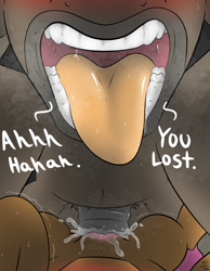 Size: 1400x1800 | Tagged: explicit, artist:kingkrail, scootaloo, series:caballeron's prize, age difference, ahegao, blushing, breath, close to viewer, close-up, cum, cumming, doctor caballeron, drool, earth pony, female, female pov, filly, foal, foalcon, from front, g4, hands free, hidden eyes, human teeth, human vulva on pony, imported from derpibooru, male, mawshot, missionary position, nudity, offscreen character, offscreen female, older, open mouth, orgasm, pegasus, penetration, pony, pov, sex, ship:scootalleron, shipping, simultaneous orgasm, stallion, stallion on filly, straight, stubble, submissive pov, tongue out, tremble spikes, trembling, vaginal, vaginal orgasm, vaginal secretions, vaginal secretions on penis, victorious villain, younger
