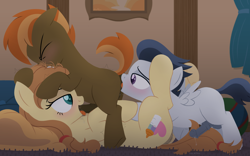 Size: 4608x2880 | Tagged: explicit, artist:dtcx97, button mash, oc, oc:cream heart, age difference, analingus, analingus on male, anus, balls, bisexual, bisexual male, blowjob, blowjob and analingus, blowjob and analingus on a male (female/male/male), blushing, butt, canon x oc, colt, colt on colt, colt on mare, creambutt, earth pony, earth pony oc, female, foal, foalcon, g4, gay, group sex, horsecock, imported from derpibooru, incest, lidded eyes, lineless, lying down, male, male on male analingus, mare, milf, mmf threesome, mother and child, mother and son, nudity, on back, oral, oral penetration, pegasus, penis, plot, pony, pony on pony action, precum, reverse foalcon, rumble, sex, ship:buttoncest, ship:rumblemash, shipping, straight, straight shota, threesome, wall of tags, wings