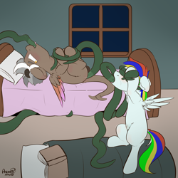 Size: 1500x1500 | Tagged: explicit, artist:ashersketch, oc, oc:asher streak, oc:fruitcake, anal, blushing, bondage, colt, crotchboobs, equal opportunity lewd, female, filly, foal, foalcon, hybrid pony, imported from derpibooru, male, nipples, nudity, oral, pegasus, penetration, pony, sex, tentacle blowjob, tentacle bondage, tentacle porn, tentacles, tentacles on colt, tentacles on female, tentacles on filly, tentacles on male