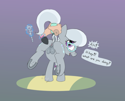 Size: 3200x2600 | Tagged: explicit, artist:the2ofarts, silver spoon, anatomically correct, anus, both cutie marks, butt, buttplug, crotchboobs, dialogue, disembodied hand, dock, earth pony, female, filly, foal, foalcon, frog (hoof), g4, glasses, hand, high res, imported from derpibooru, looking back, lube, magic, nipples, nudity, open mouth, part of a set, plot, ponut, pony, prehensile tail, sex toy, silverbutt, solo focus, sounding rod, speech bubble, tail, tail hold, tail lift, teats, telekinesis, underhoof, vulva