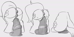 Size: 2282x1166 | Tagged: explicit, artist:mushy, oc, oc:pea, anatomically correct, anus, butt, clothes, dildo, dildo sitting, earth pony, female, filly, foal, foalcon, imported from derpibooru, insertion, legwear, nudity, pegasus, plot, ponut, pony, sex toy, socks, solo, solo female, thigh highs, vaginal insertion, vulva