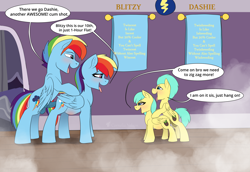 Size: 3200x2200 | Tagged: explicit, artist:cornelia_nelson, rainbow dash, fanfic:a dash estranged, fanfic:rainbow dash plays matchmaker, balls, barley barrel, barrel twins, bed, bedroom eyes, belly blush, blushing, brother, brother and sister, colt, colt on filly, cute, cute porn, dialogue, doggy style, door, doorway, exclamation point, family, female, filly, foal, foalcon, from behind, g4, happy sex, high res, imported from derpibooru, inbreeding, incest, indoors, looking at each other, looking at someone, male, mare, name, nostrils, nudity, numbers, pegasus, penetration, penis, pickle barrel, pony, pregnant, pregnant foal, pregnant sex, r63 paradox, rainbow blitz, rainbow dash's bedroom, rainbow dash's house, rule 63, self paradox, self ponidox, selfcest, sex, shadow, shakespearicles, ship:barrelcest, ship:dashblitz, shipping, shower, shower sex, siblings, signature, sister, source needed, speech bubble, stallion, stallion on mare, standing, steam, straight, symbol, talking, text, tongue out, towel, twinbreeding, twincest, twins, vaginal, wall of tags, wincest, wonderbolts logo
