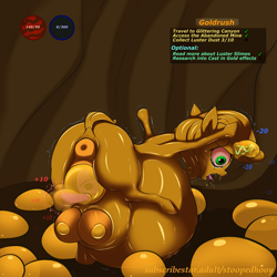 Size: 900x900 | Tagged: explicit, grimdark, artist:stoopedhooy, sweetie belle, abdominal bulge, ahegao, anus, bad end, belly, belly bed, birth, bladder bulge, bloodshot eyes, bondage, butt, cervical penetration, cervix, clit growth, clitoral stimulation, crotchboobs, crying, dock, drool, encasement, female, filly, foal, foalcon, g4, game mechanics, game over, gameplay, gaping, gaping vagina, health bars, hyper, hyper belly, hyper pregnancy, imported from derpibooru, impossibly large belly, infestation, life bar, luster dust, magic drain, mana bar, my little pony: friendship is magic, nipple penetration, nipples, nudity, open mouth, pain, penetration, petrification, plot, ponut, pony, pregnant, pregnant foal, raised tail, rape, sex, slime, solo, solo female, standing, standing on one leg, sweetie butt, sweetie gold, tail, tongue out, unicorn, urethral penetration, vagina, vaginal, x-ray