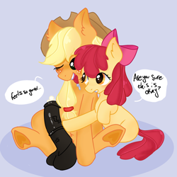 Size: 1280x1280 | Tagged: explicit, apple bloom, applejack, apple sisters, applecest, artist needed, duo, earth pony, female, filly, foal, foalcon, futa, futa applejack, g4, horsecock, imported from derpibooru, incest, intersex, mare, nudity, penis, pony, ship:bloomjack, shipping, siblings, sisters