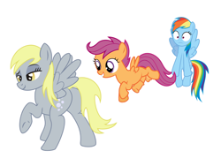 Size: 1600x1200 | Tagged: explicit, artist:leopurofriki, rainbow dash, scootaloo, balls, blank flank, derpy hooves, derpyloo, female, foalcon, futa, futa filly, futa scootaloo, g4, imminent sex, imported from derpibooru, intersex, nudity, pegasus, penis, pony, scootaloo can fly, shipping, simple background, spread wings, white background, wingboner, wings