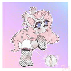 Size: 1200x1209 | Tagged: explicit, artist:felinara, oc, abdl, alicorn, anus, baby, baby pony, babycon, bat pony, bat pony alicorn, bat pony oc, bat wings, clothes, creampie, cum, diaper, diaper fetish, female, fetish, filly, fishnet stockings, foal, foalcon, horn, imported from derpibooru, legwear, mare, non-baby in diaper, nudity, pacifier, pony, socks, solo, solo female, stockings, thigh highs, unicorn, vulva, wings