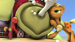 Size: 3840x2160 | Tagged: explicit, artist:ahorsewithnoname, apple bloom, applejack, 3d, age difference, apple sisters, applecest, barn, big dom small sub, big macintosh, big penis, brother and sister, cum, cumming, earth pony, female, female on futa, foal, foalcon, futa, futa apple bloom, futa filly, g4, giant pony, group sex, high res, horsecock, imported from derpibooru, impossibly large penis, incest, intersex, macro, male, mare, nudity, oral, penis, pony, sex, sex with buildings, ship:bloomjack, ship:macbloom, shipping, siblings, sisters, source filmmaker, stallion, stallion on filly, straight, threesome, trio