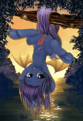 Size: 1034x1498 | Tagged: explicit, artist:darkstylerz, oc, oc:echo melody, animated, bat pony, butt, commission, crotchboobs, cute, dock, female, firefly (insect), foal, foalcon, frog (hoof), hanging, hanging upside down, imported from derpibooru, insect, lake, leaves, looking at you, mare, nipples, no sound, nudity, oc only, one eye closed, plot, reflection, solo, solo female, spread wings, swinging, tail, tree branch, underhoof, upside down, vulva, webm, wings, wink