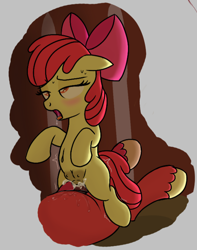 Size: 571x726 | Tagged: explicit, artist:dtcx97, apple bloom, abdominal bulge, ahegao, apple bloom's bow, applecest, belly, big macintosh, blank flank, bow, brother and sister, creampie, crotchboobs, cum, cum belly, cum inflation, earth pony, female, filly, foal, foalcon, foaldom, g4, hair bow, horsecock, imported from derpibooru, incest, inflation, male, missing cutie mark, nipples, nudity, open mouth, penetration, penis, pony, reverse foalcon, sex, ship:macbloom, shipping, siblings, size difference, straight, tongue out, vaginal, vaginal creampie, vulva