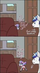 Size: 1080x1940 | Tagged: explicit, artist:happy harvey, princess flurry heart, shining armor, alicorn, alternate version, blushing, butt, clitoris, clothes, couch, crotchboobs, cursive writing, dark genitals, dialogue, ear fluff, father and child, father and daughter, female, fence, filly, foal, foalcon, g4, imported from derpibooru, kitchen, legwear, looking back, looking up, male, nudity, phone drawing, plot, pony, presenting, presenting anus, presenting pussy, raised tail, school uniform, schoolgirl, shirt, shoes, skirt, socks, spread legs, spreading, stallion, tail, thigh highs, tree, underwear, unicorn, upskirt, vagina, vulva, vulvar winking, window