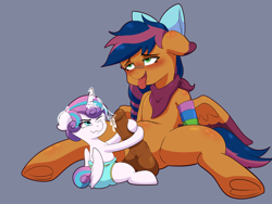 Size: 8000x6000 | Tagged: explicit, artist:imposter dude, princess flurry heart, oc, oc:solar comet, baby, baby pony, babycon, balls, commission, crossdressing, cum, cum on body, cum on horn, cumming, diaper, disguised changedling, dripping, dripping cum, duo, eyelashes, facial, female, femdom, filly, filly on stallion, foal, foalcon, foaldom, g4, hoofjob, horn, horsecock, imported from derpibooru, male, malesub, nudity, one eye closed, open mouth, penis, pony, smiling, stallion, straight, submissive, trap, wings
