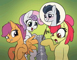Size: 2580x2007 | Tagged: explicit, artist:cornelia_nelson, apple bloom, scootaloo, sweetie belle, animated, blushing, colt, cutie mark crusaders, earth pony, female, filly, filly on colt, foal, foalcon, funny porn, g4, high res, horsecock, imported from derpibooru, levitation, magic, male, no sound, nudity, offscreen character, open mouth, pegasus, penis, poking, pony, pov, rumble, rumble gets all the fillies, stick, straight, telekinesis, unicorn, webm