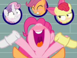 Size: 1600x1200 | Tagged: explicit, artist:doggypie, apple bloom, pinkie pie, scootaloo, sweetie belle, animated, blushing, bukkake, bukkake gif maker, cum, cum in mouth, cum on hair, cum on mane, cum on nose, cum on tongue, cumming, cutie mark crusaders, double hoofjob, earth pony, facial, female, foal, foalcon, foursome, futa, futa apple bloom, futa cutie mark crusaders, futa filly, futa on female, futa scootaloo, futa sweetie belle, g4, gif, group sex, hoofjob, horsecock, imported from derpibooru, intersex, mare, nudity, open mouth, pegasus, penis, pony, sex, ship:pinkiebloom, ship:scootapie, ship:sweetiepie, shipping, show accurate, show accurate porn, unicorn, vector