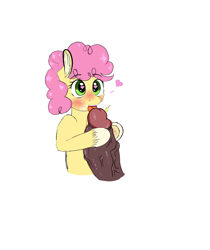 Size: 5200x6200 | Tagged: explicit, artist:prince_skylight, blushing, colt, crossdressing, eyelashes, foal, foalcon, g4, gay, girly, heart, heart eyes, imported from derpibooru, li'l cheese, male, my little pony: friendship is magic, pony, sex, simple background, the last problem, trap, white background, wingding eyes