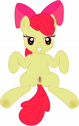 Size: 1196x1905 | Tagged: explicit, artist:wiggabuysomeapples, apple bloom, butt, female, filly, foal, foalcon, g4, imported from derpibooru, nudity, plot, vagina