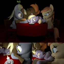 Size: 6000x6000 | Tagged: explicit, artist:nanomouse, button mash, oc, oc:cream heart, 3d, :o, absurd resolution, accessory swap, age difference, ahegao, anatomically correct, anus, bedroom eyes, blender, blender cycles, blowjob, candle, candlelight, canon x oc, chair, clopfic in description, close-up, colt, cunnilingus, cycles render, dark background, date, derpy hooves, derpymash, dinky hooves, dinkyheart, dock, double date, earth pony, eyes closed, female, filly, foal, foalcon, foursome, g4, group sex, happy, hat, holding head, horn, horsecock, implied buttoncest, implied dinkyderp, implied incest, implied marriage, imported from derpibooru, incest swap, labia, lesbian, lying down, male, mare, mare on colt, mare on filly, mother and child, mother and daughter, mother and son, multiple angles, nudity, on back, open mouth, oral, pegasus, penis, ponut, pony, propeller hat, romantic, sex, shipping, sitting, smiling, spread legs, spreading, story included, straight, straight shota, table, tablecloth, tail, tongue out, underhoof, unicorn, vulva, wall eyed, wall of tags, wings