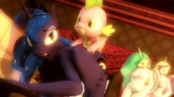 Size: 1280x720 | Tagged: explicit, artist:patm3rat, princess celestia, princess luna, spike, 3d, abdominal bulge, age difference, alicorn triarchy, animated, anthro, anthro on dragon action, ass, balls, barbed penis, barefoot, big balls, big penis, breasts, busty princess cadance, busty princess celestia, busty princess luna, butt, doggy style, dragon, feet, female, foalcon, from behind, g4, imported from derpibooru, impossibly large balls, impossibly large penis, infidelity, interspecies, larger female, male, nipples, nudity, penetration, penis, polyamory, princess cadance, rough sex, sex, ship:lunaspikelestiance, ship:spikedance, ship:spikelestia, ship:spiluna, shipping, size difference, smaller male, sound, source filmmaker, spike gets all the mares, spike gets all the princesses, straight, vaginal, webm