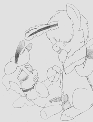 Size: 2946x3851 | Tagged: explicit, grimdark, artist:tenebris, oc, oc:chief anther, oc:dusty miller, age difference, anal, antennae, balls, big dom small sub, collar, colt, crying, floppy ears, foal, foalcon, gay, gritted teeth, high res, horsecock, imported from derpibooru, larger male, leash, lying down, male, male on male rape, maledom, malesub, missionary position, monochrome, moth, mothpony, nudity, oc only, on side, original species, penetration, penis, pony, pony on pony action, rape, sex, simple background, size difference, smaller male, spread legs, spreading, stallion, stallion on colt, stallion on stallion, submissive, tears of pain, traditional art