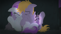 Size: 3840x2160 | Tagged: explicit, artist:dtcx97, anatomically correct, anus, balls, colt, colt on filly, crackle pop, cum, female, filly, foal, foalcon, g4, high res, hooves, horsecock, imported from derpibooru, magic, magical stimulation, male, mutual masturbation, nudity, pegasus, penis, ponut, pony, sex, ship:tootsiepop, shipping, squirting, straight, telekinesis, tootsie flute, unicorn, vaginal secretions, vulva, wings