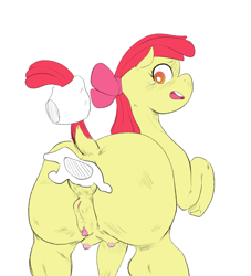 Size: 1000x1100 | Tagged: explicit, artist:nimono, apple bloom, anal, anal fingering, anatomically incorrect, anus, bloom butt, butt, color edit, colored, crotchboobs, disembodied hand, dock, dubious consent, earth pony, edit, female, female focus, filly, fingering, foal, foalcon, g4, hand, human, human on pony action, imported from derpibooru, interspecies, nipples, nudity, penetration, plot, pony, sex, sketch, solo focus, tail, tail pull, vulva