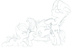 Size: 3031x2055 | Tagged: explicit, artist:dtcx97, rainbow dash, blowjob, colt, colt dumbbell, colt hoops, colt on filly, cunnilingus, dubious consent, dumbbell, eyes closed, female, filly, filly rainbow dash, foal, foalcon, from behind, from front, g4, group sex, hands free, high res, hoops, imported from derpibooru, male, monochrome, nudity, oral, orgasm, pegasus, penis, pony, sex, simultaneous orgasm, sketch, spitroast, squirting, straight, threesome, vaginal orgasm, vaginal secretions, younger