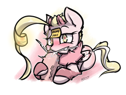 Size: 3000x2250 | Tagged: explicit, artist:nottrevbe, oc, among us, blowjob, blushing, creampie, cum, cum in mouth, disembodied penis, dummy thicc, female, filly, foal, foalcon, heart, heart eyes, high res, human, human on pony action, imported from derpibooru, interspecies, looking at you, moth, mothpony, note, nudity, oc only, oral, oral creampie, original species, penis, pony, prehensile mane, sex, wingding eyes