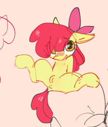 Size: 719x845 | Tagged: explicit, apple bloom, artist needed, breasts, chestbreasts, delicious flat chest, earth pony, female, filly, foal, foalcon, g4, imported from derpibooru, nipples, nudity, pony, solo, solo female, source needed, spread legs, spreading, vulva