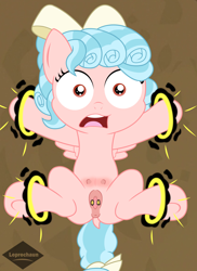 Size: 920x1263 | Tagged: explicit, artist:leprechaun, alternate version, anus, bondage, cozy glow, crotchboobs, dock, fear, female, filly, foal, foalcon, frenemies (episode), g4, implied grogar, imported from derpibooru, looking at you, magic, magical bondage, magical molestation, magical spreading, my little pony: friendship is magic, nipples, nudity, oh crap, oh crap face, open mouth, pegasus, penis, pink nipples, pink vagina, ponut, pony, scared, shadow, spread pussy, teats, underhoof, vagina, vulva, wide eyes