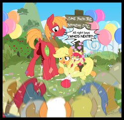 Size: 2000x1936 | Tagged: explicit, artist:sherathoz, apple bloom, applejack, after vaginal, after vaginal orgasm, afterglow, aftersex, age difference, ahegao, applecest, big dom small sub, big macintosh, birthday, bisexual, bondage, brother and sister, casual sex, clitoris, creampie, crotchboobs, crowd, cum, cute, cute porn, daaaaaaaaaaaw, earth pony, exhibitionism, female, female orgasm, femsub, filly, floating heart, foal, foalcon, from front, fun for the whole family, g4, hands free, happy sex, heart, heart eyes, hooves, imported from derpibooru, incest, lesbian, male, mare, missionary position, nipples, nudity, open mouth, orgasm, outdoor sex, outdoors, penetration, polyamory, pony, public sex, public use, sex, ship:applemac, ship:applemacbloom, ship:macbloom, shipping, show accurate, show accurate porn, siblings, simultaneous orgasm, stallion, stallion on filly, straight, submissive, tied, tongue out, tremble spikes, trembling, vaginal creampie, wingding eyes