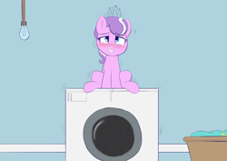 Size: 2190x1550 | Tagged: explicit, artist:heretichesh, diamond tiara, earth pony, female, filly, foal, foalcon, g4, implied masturbation, imported from derpibooru, laundry, part of a set, pony, washing machine