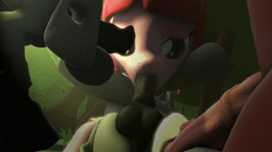 Size: 1280x720 | Tagged: explicit, artist:d3rpsfm, 3d, age difference, angry sex, animated, blowjob, changeling, female, filly, foal, foalcon, g4, handjob, imported from derpibooru, male, no sound, nudity, oral, pacific glow, penis, pony, royal guard, sex, source filmmaker, stallion, stallion on filly, straight, trouble shoes, webm