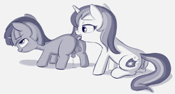 Size: 2200x1184 | Tagged: explicit, artist:heretichesh, shining armor, twilight sparkle, age difference, analingus, analingus on male, anus, balls, blushing, brother and sister, colt, dock, dripping, dusk shine, eyelashes, female, female on male, female on male analingus, filly, filly on colt, foal, foalcon, g4, gleaming shield, grayscale, imported from derpibooru, incest, male, mare, mare on colt, monochrome, no eyelashes, nudity, oral, penis, ponut, pony, precum, reverse foalcon, rule 63, sex, siblings, sitting, straight, straight shota, taint, unicorn, vulva