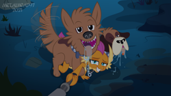 Size: 8000x4500 | Tagged: explicit, artist:metalhead97, ahegao, all fours, bestiality, collar, commission, dog, doggy style, dragon, eyes closed, female, femsub, foalcon, from behind, g4, humping, imported from derpibooru, interspecies, looking at you, male, multiple heads, night, open mouth, orthros, penetration, picture, selfie, selfie stick, sex, show accurate, show accurate porn, smiling, smolder, smolthros, straight, submissive, sweet feather sanctuary, tongue out, two heads, vaginal, vaginal secretions