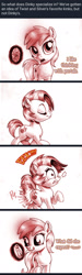 Size: 792x2624 | Tagged: explicit, artist:jaxonian, babs seed, anus, ask, ask fapplebloom, babe seed, comic, dinky hooves, female, filly, filly on filly, foal, foalcon, g4, implied surprise buttsecks, imported from derpibooru, lesbian, monochrome, now you're thinking with portals, nudity, ponut, pony, pony on pony action, portal, raised tail, surprised, tail, traditional art, tumblr, vulva