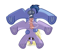 Size: 1355x1133 | Tagged: explicit, artist:cutelewds, alternate version, anus, balls, cum, cumming, dinky hooves, foalcon, frog (hoof), g4, horsecock, imported from derpibooru, low angle, nudity, penis, pony, underhoof, unicorn