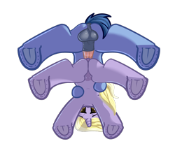 Size: 1355x1133 | Tagged: explicit, artist:cutelewds, anus, balls, crotchboobs, dinky hooves, female, foalcon, frog (hoof), g4, horsecock, imported from derpibooru, low angle, male, nipples, nudity, penetration, penis, pony, sex, straight, underhoof, unicorn, vaginal