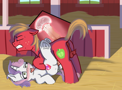Size: 2047x1526 | Tagged: explicit, artist:cutelewds, sweetie belle, ahegao, anus, balls, big macintosh, blushing, cervical contact, cervix, cum, cum in uterus, cumming, earth pony, female, foal, foalcon, g4, heart eyes, horsecock, imported from derpibooru, internal cumshot, male, nudity, open mouth, penetration, penis, pony, sex, ship:sweetiemac, shipping, straight, the cmc's cutie marks, tongue out, unicorn, uterus, vagina, vaginal, wingding eyes, x-ray